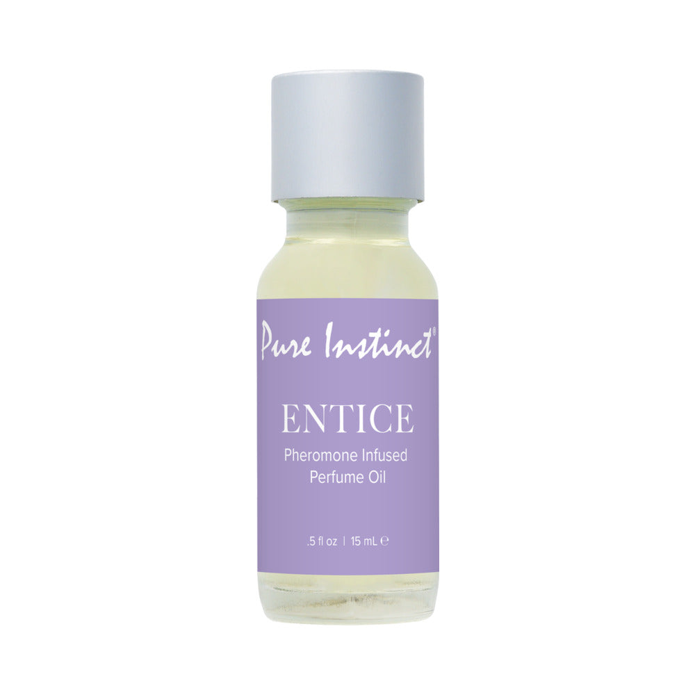 CLASSIC BRANDS - PURE INSTINCT PHEROMONE PERFUME OIL ENTICE DROPPER 0.5 OZ.