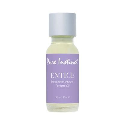 CLASSIC BRANDS - PURE INSTINCT PHEROMONE PERFUME OIL ENTICE DROPPER 0.5 OZ.