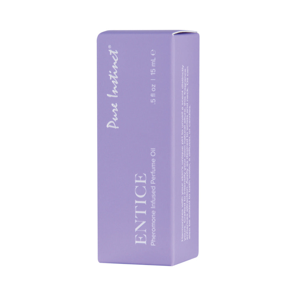 CLASSIC BRANDS - PURE INSTINCT PHEROMONE PERFUME OIL ENTICE DROPPER 0.5 OZ.