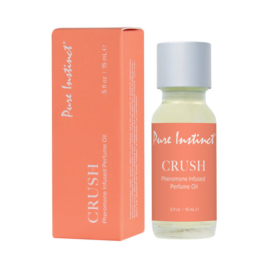 CLASSIC BRANDS - ACEITE PERFUMADO CON FEROMONAS PURE INSTINCT CRUSH CON GOTERO 0.5 OZ.