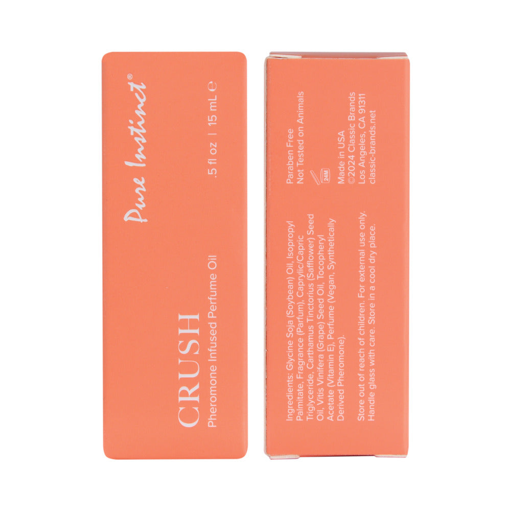 CLASSIC BRANDS - PURE INSTINCT PHEROMONE PERFUME OIL CRUSH DROPPER 0.5 OZ.
