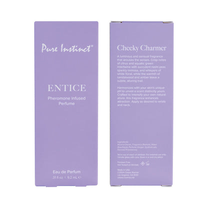 PURE INSTINCT PHEROMONE PERFUME SPRAY ENTICE 0.31 OZ.