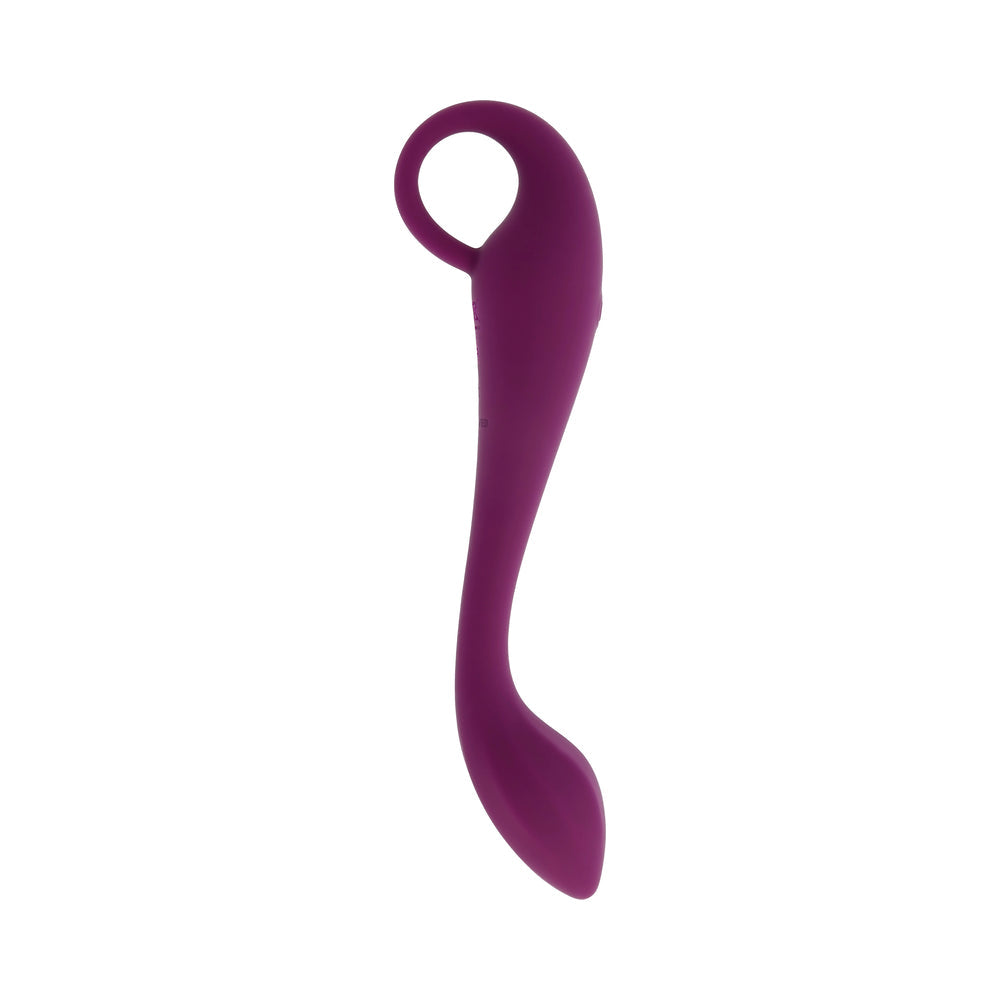 EVOLVED - LOCHNESS G RECHARGEABLE VIBRATOR SILICONE BURGUNDY