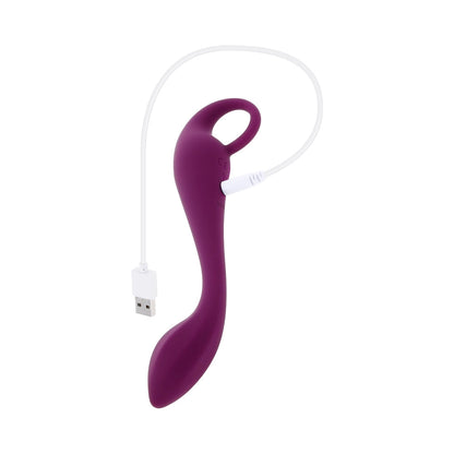 EVOLVED LOCHNESS G RECHARGEABLE VIBRATOR SILICONE BURGUNDY