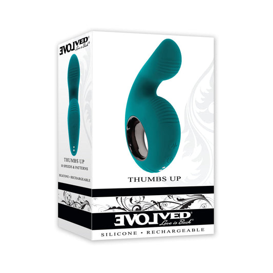 EVOLVED THUMBS UP RECHARGEABLE TEAL