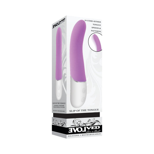 EVOLVED SLIP OF THE TONGUE RECHARGEABLE PURPLE