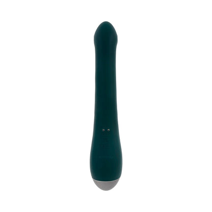 EVOLVED RABBIT TAP TAP RECHARGEABLE VIBRATING DUAL STIMULATOR SILICONE GREEN