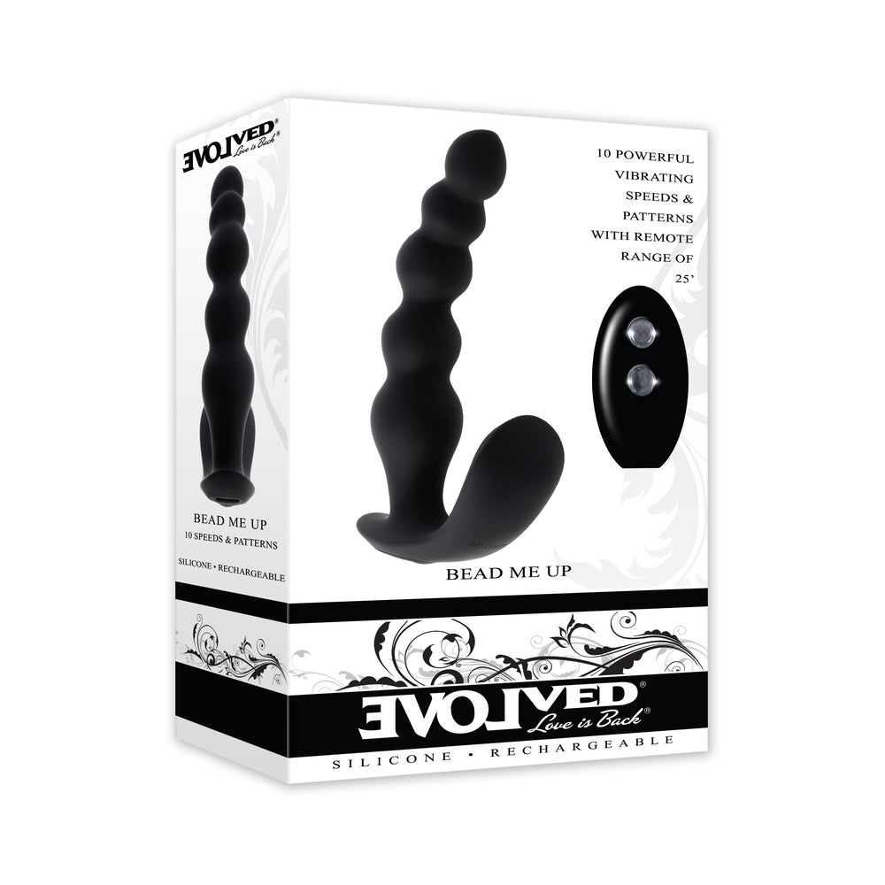 EVOLVED BEAD ME UP PROSTATE RECHARGEABLE BLACK