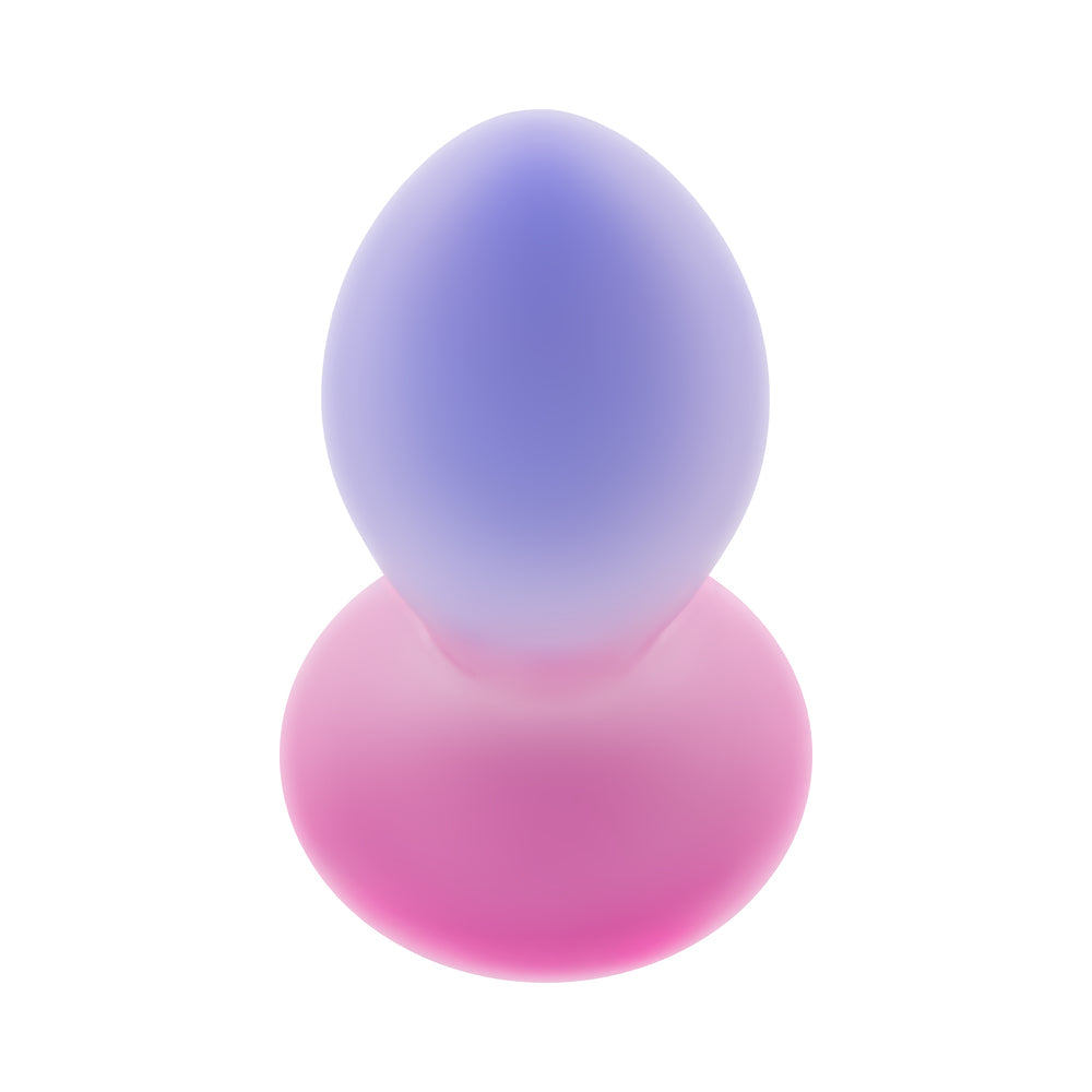 EVOLVED PARADISE PLUG DUAL LAYER RECHARGEABLE VIBRATING ANAL PLUG WITH REMOTE SILICONE