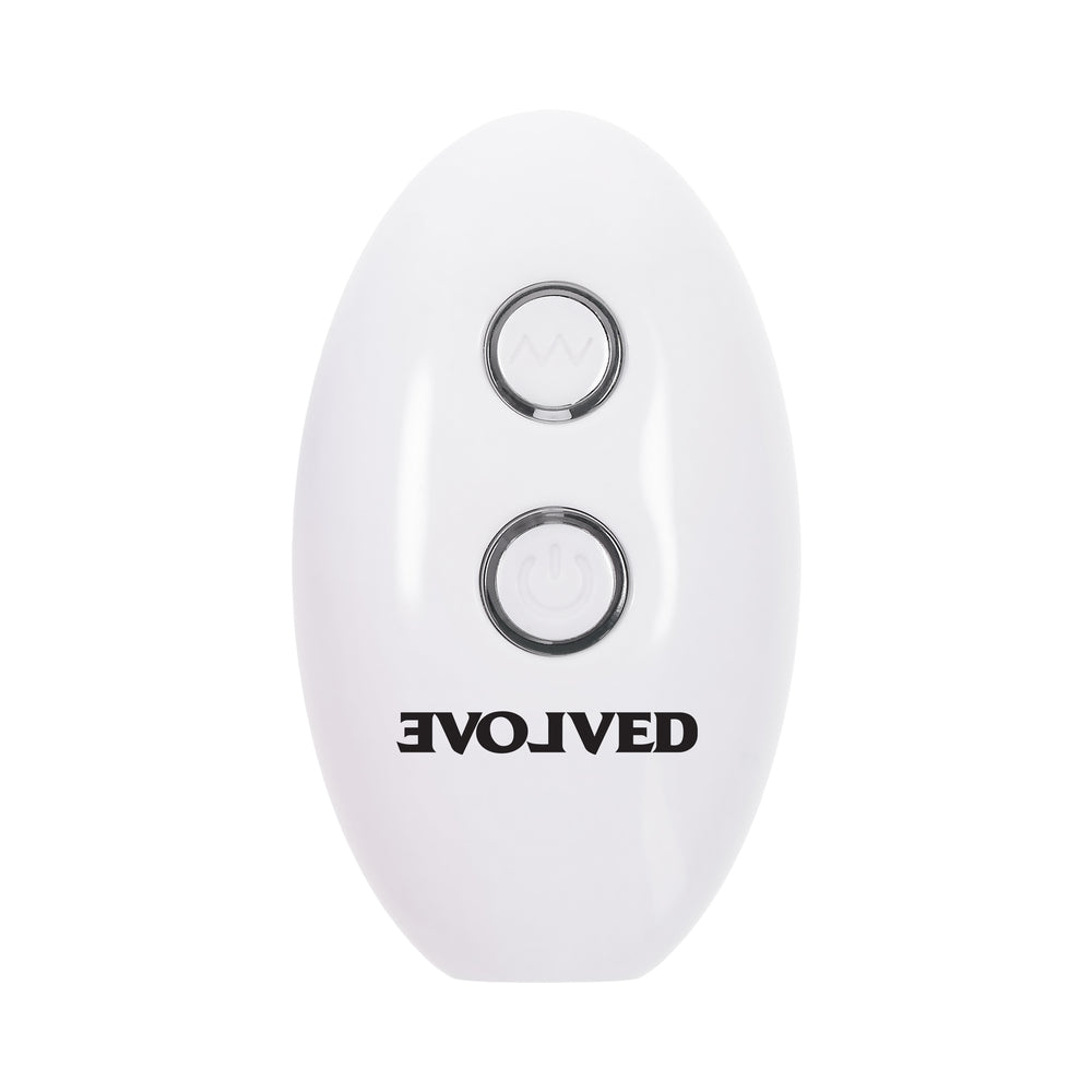 EVOLVED PARADISE PLUG DUAL LAYER RECHARGEABLE VIBRATING ANAL PLUG WITH REMOTE SILICONE