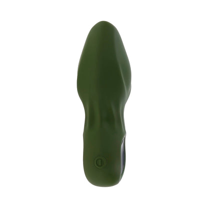 GENDER X - MY SECRET GARDEN RECHARGEABLE VIBRATING ANAL PLUG WITH REMOTE SILICONE GREEN