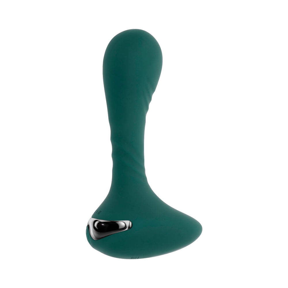 GENDER X YOU GOTTA STICK IT RECHARGEABLE VIBRATING ANAL PLUG SILICONE TEAL