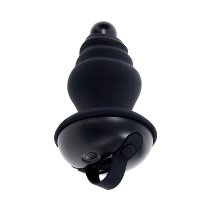 GENDER X - ECHO RECHARGEABLE VIBRATING SHEATHED SILICONE BLACK