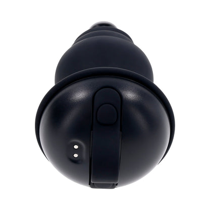 GENDER X ECHO RECHARGEABLE VIBRATING SHEATHED SILICONE BLACK