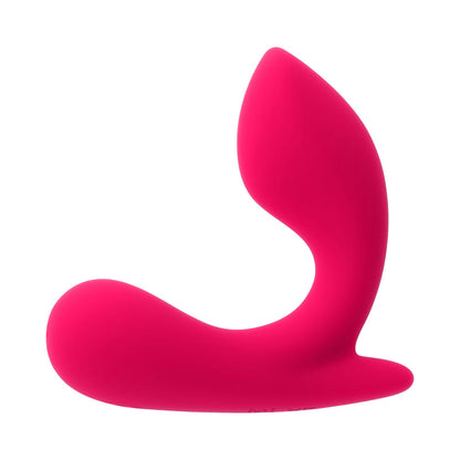 GENDER X - ALL ABOUT THE BASS RECHARGEABLE VIBRATOR WITH REMOTE SILICONE RED