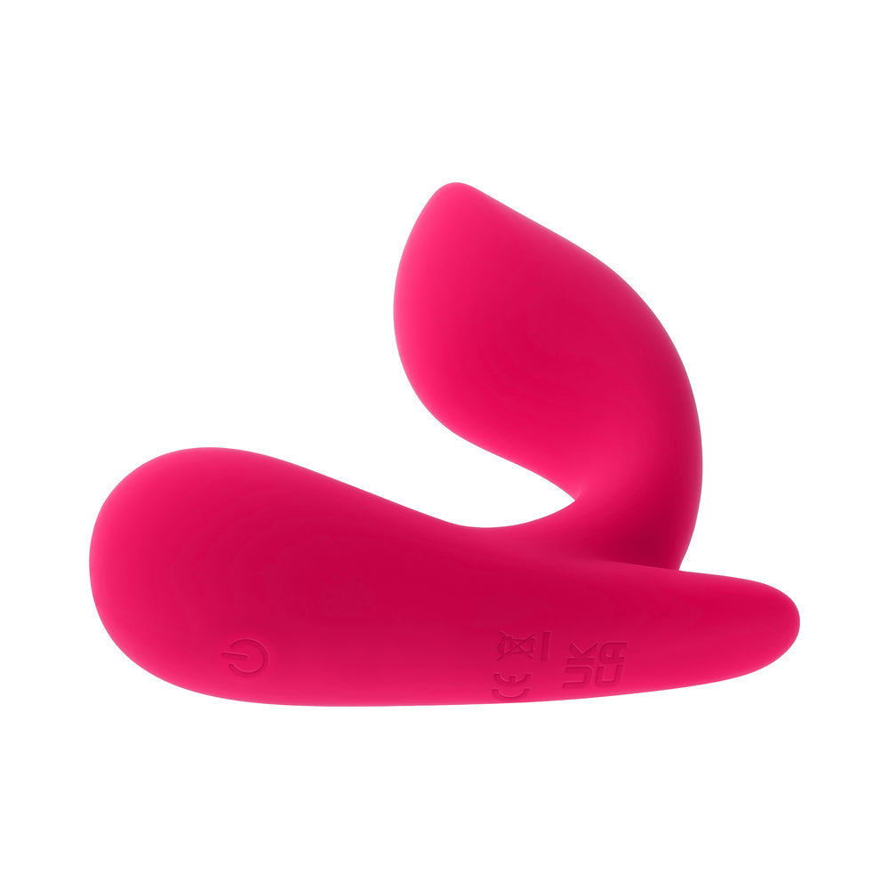 GENDER X - ALL ABOUT THE BASS RECHARGEABLE VIBRATOR WITH REMOTE SILICONE RED