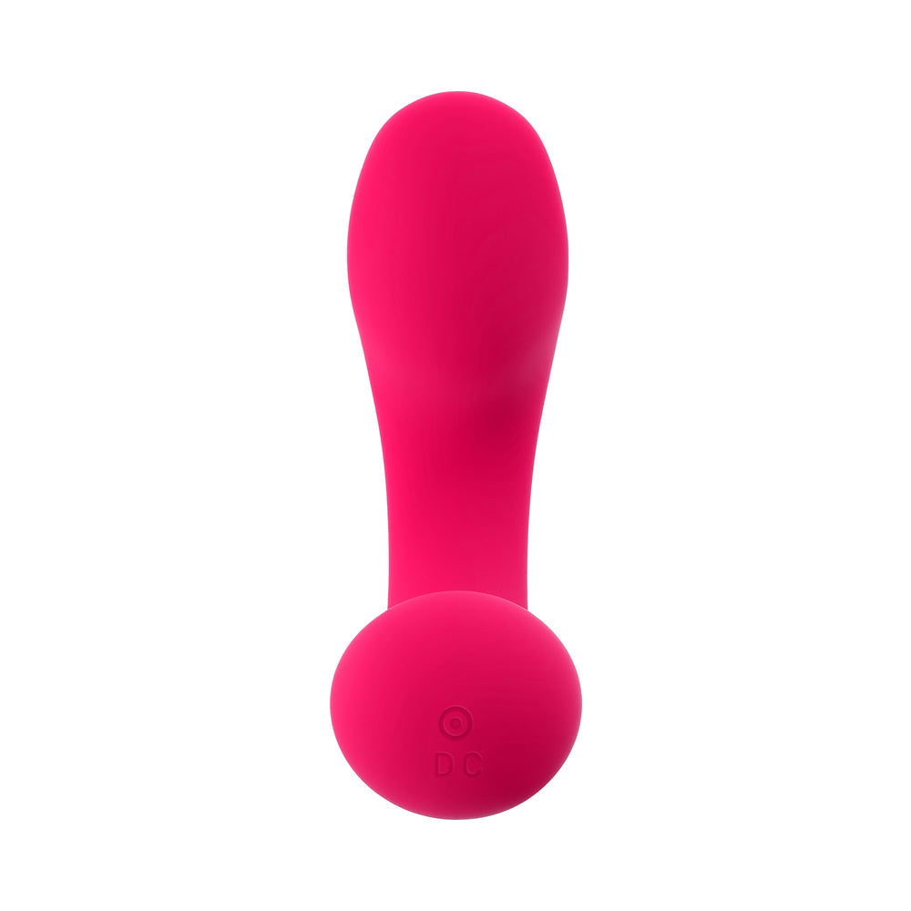 GENDER X - ALL ABOUT THE BASS RECHARGEABLE VIBRATOR WITH REMOTE SILICONE RED
