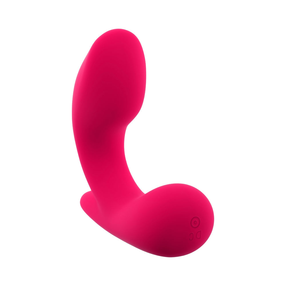 GENDER X ALL ABOUT THE BASS RECHARGEABLE VIBRATOR WITH REMOTE SILICONE RED