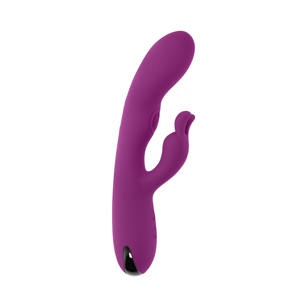 PLAYBOY - CONEJO OCUPADO VIBRADOR DOBLE ESTIMULADOR RECARGABLE SILICONA ASTEROIDE SALVAJE