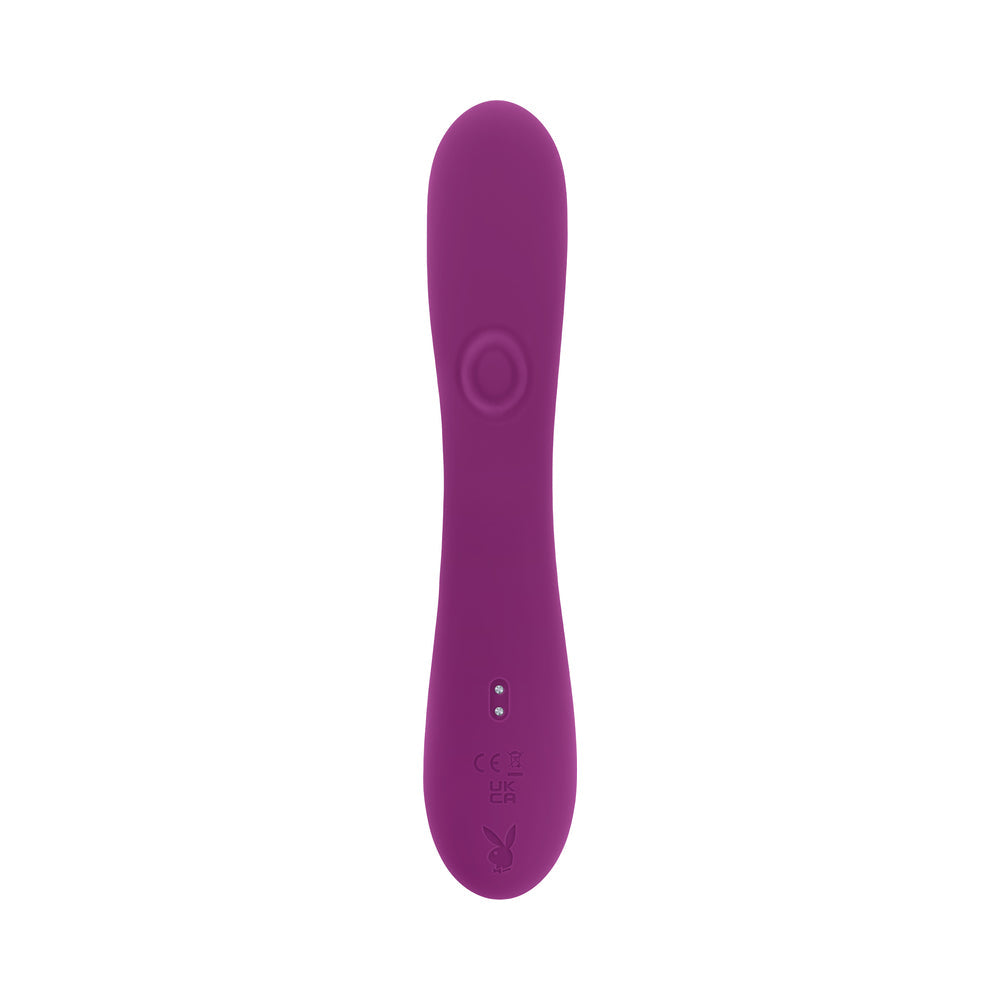 PLAYBOY - CONEJO OCUPADO VIBRADOR DOBLE ESTIMULADOR RECARGABLE SILICONA ASTEROIDE SALVAJE
