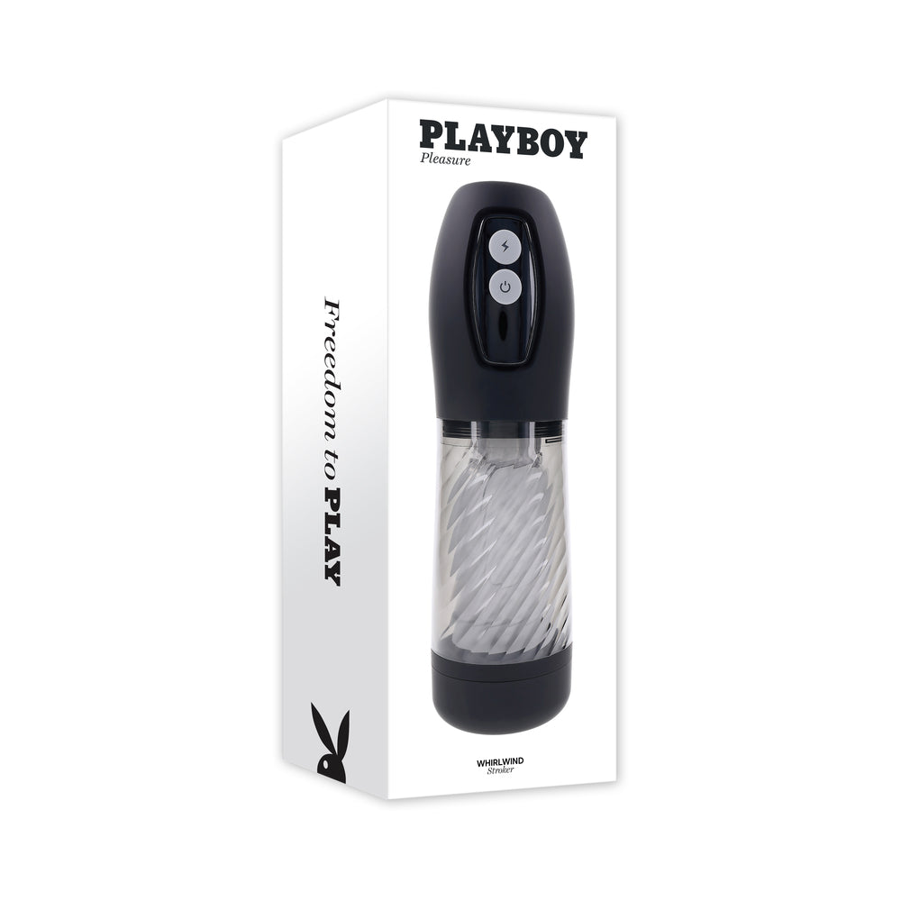 PLAYBOY WHIRLWIND RECHARGEABLE THRUSTING AND SPINNING STROKER