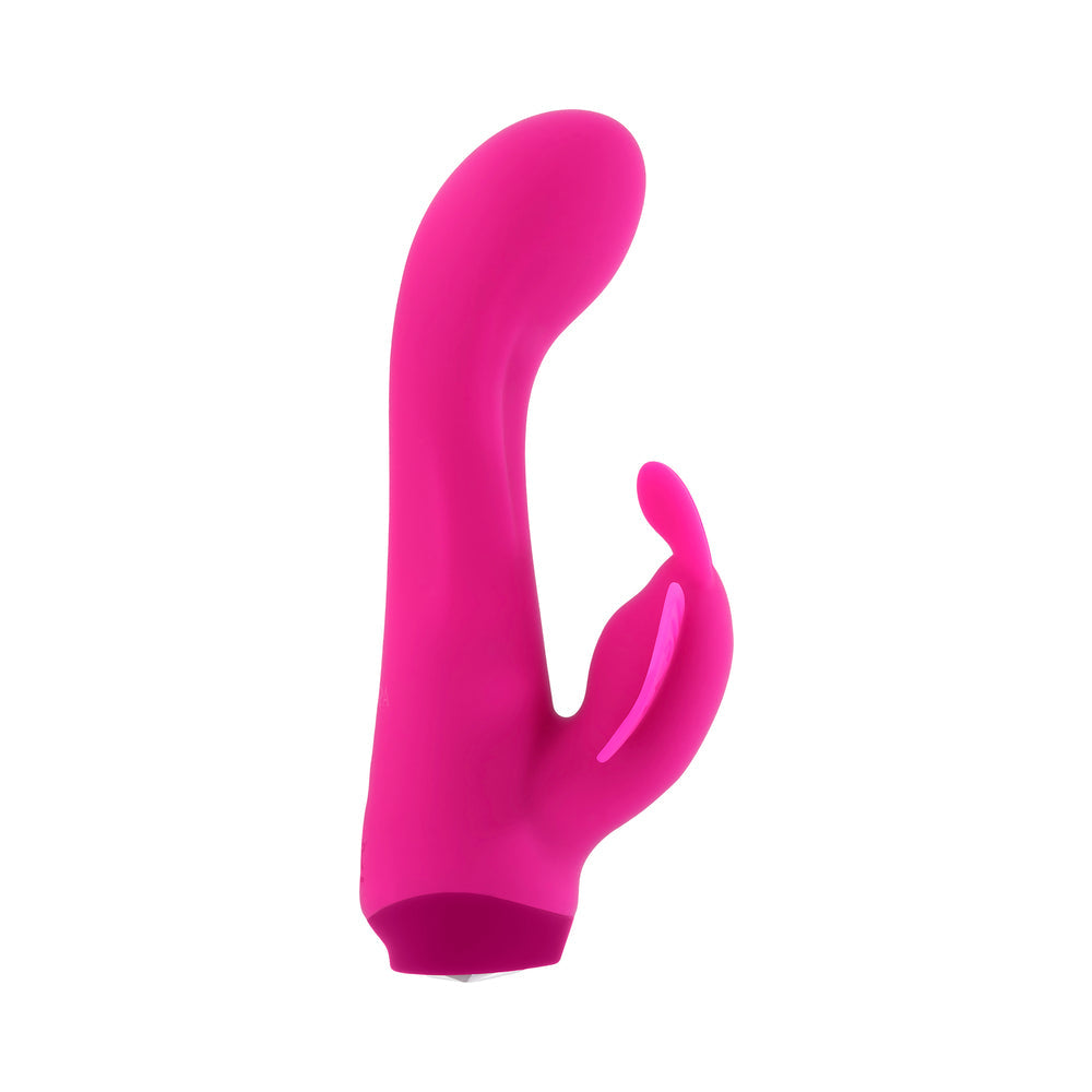 SELOPA - BUTTERFLY LOVE RECHARGEABLE VIBRATING DUAL STIMULATOR SILICONE PINK