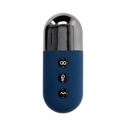 TOLERANCIA CERO - VIBRADOR DE PRÓSTATA RECARGABLE CON CONTROL REMOTO DE SILICONA AZUL