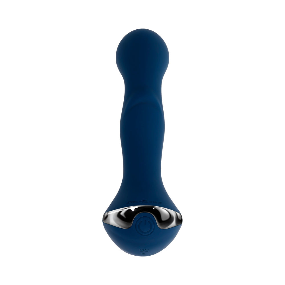 ZERO TOLERANCE - BLUE OASIS RECHARGEABLE VIBRATING PROSTATE VIBRATOR SILICONE BLUE