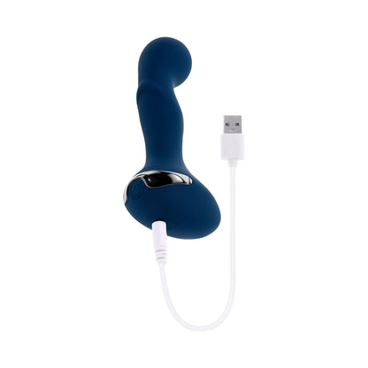 ZERO TOLERANCE - BLUE OASIS RECHARGEABLE VIBRATING PROSTATE VIBRATOR SILICONE BLUE