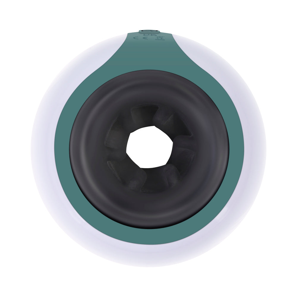 ZERO TOLERANCE TOUCHDOWN RECHARGEABLE VIBRATING TIGHTENING STROKER SILICONE WHITE