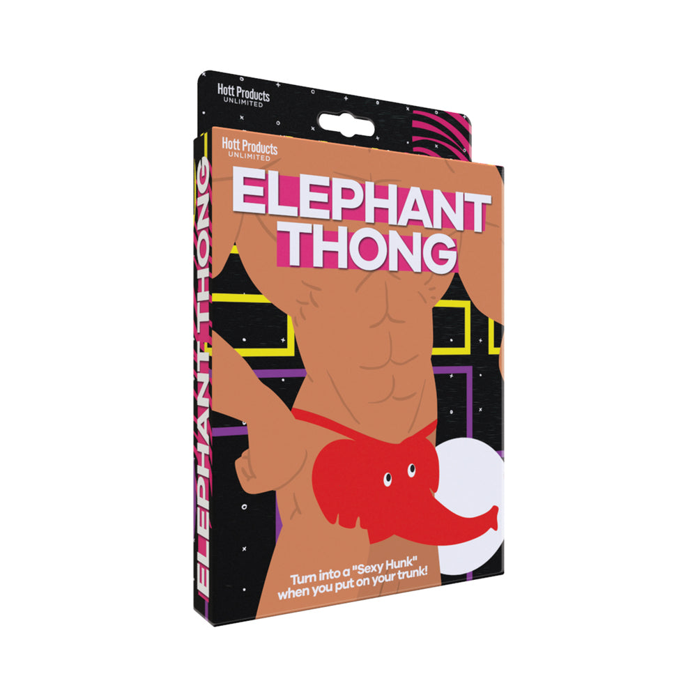 ELEPHANT THONG RED O/S