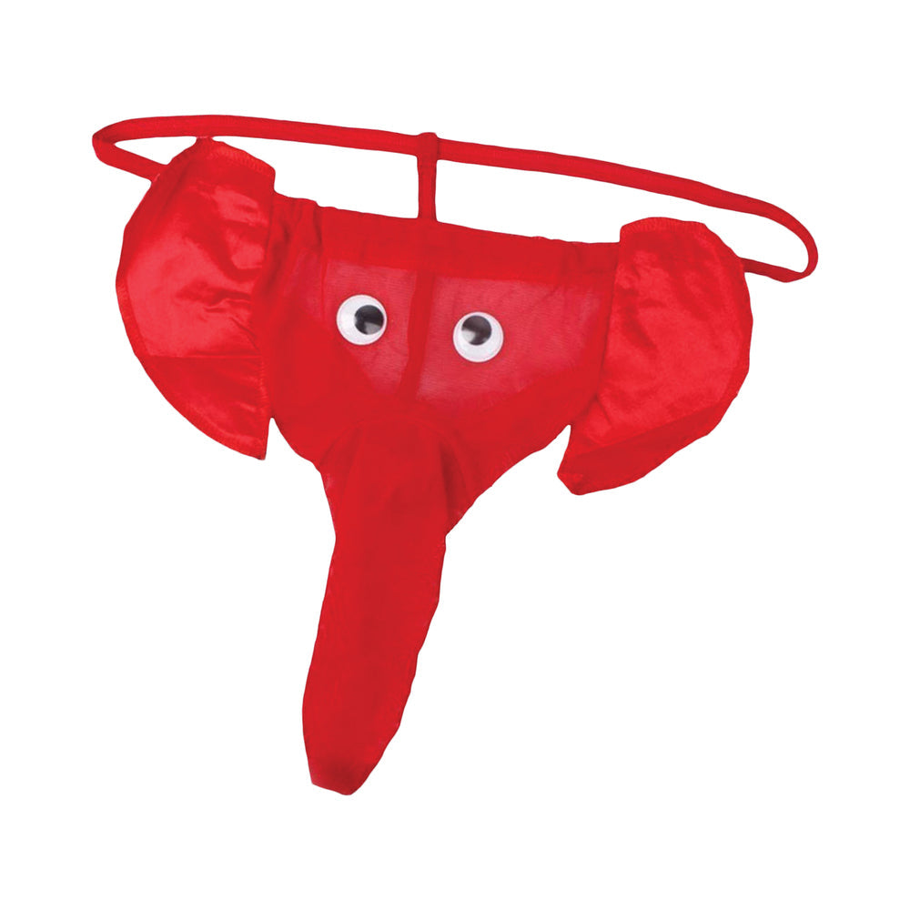ELEPHANT THONG RED O/S
