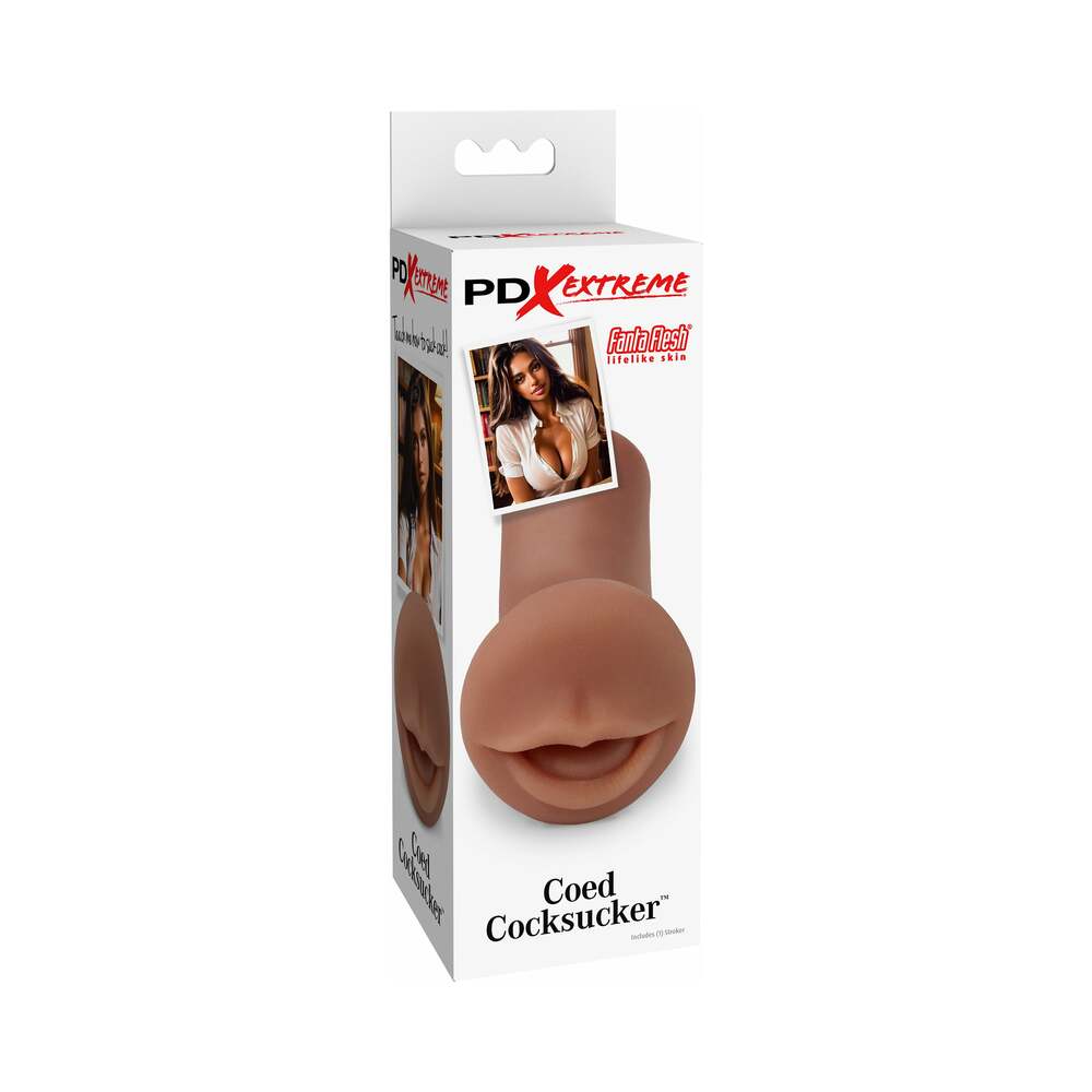 PDX BRANDS - PDX EXTREME COED COCKSUCKER BROWN