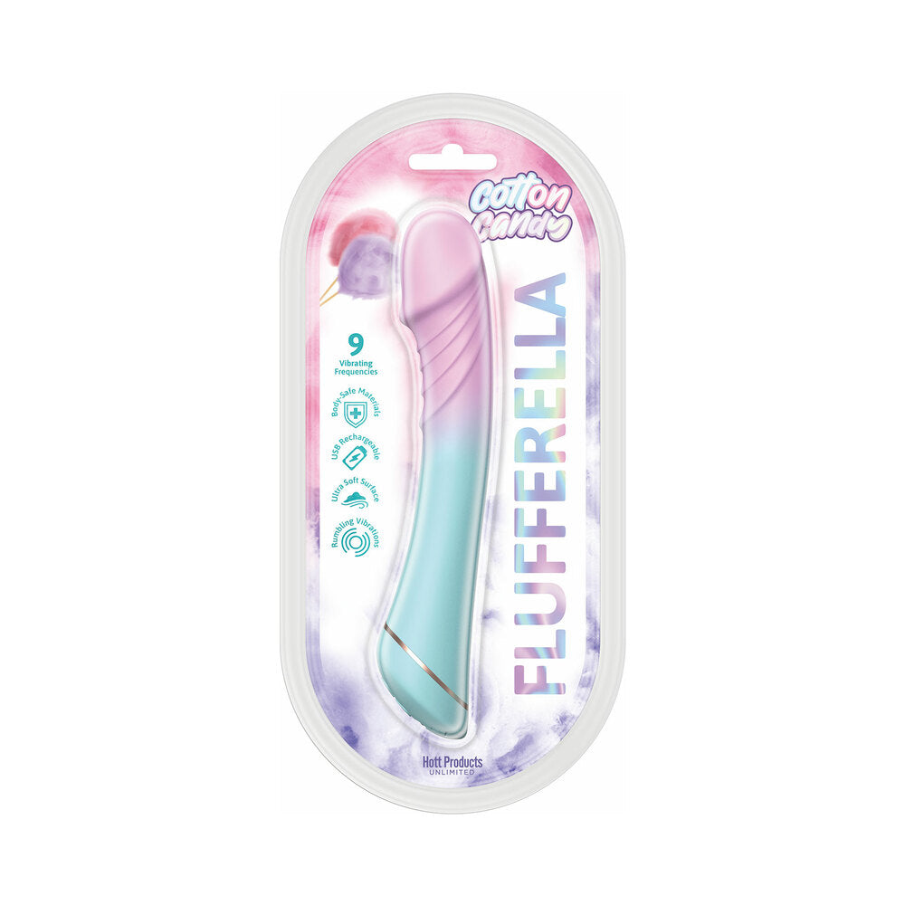 COTTON CANDY FLUFFERELLA SILICONE VIBRATOR 9 FREQUENCIES