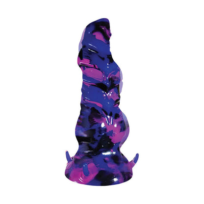 MONSTER ROMANCE HORNY HALFLING WITH VIBRATING BULLET SILICONE DILDO 7 IN.