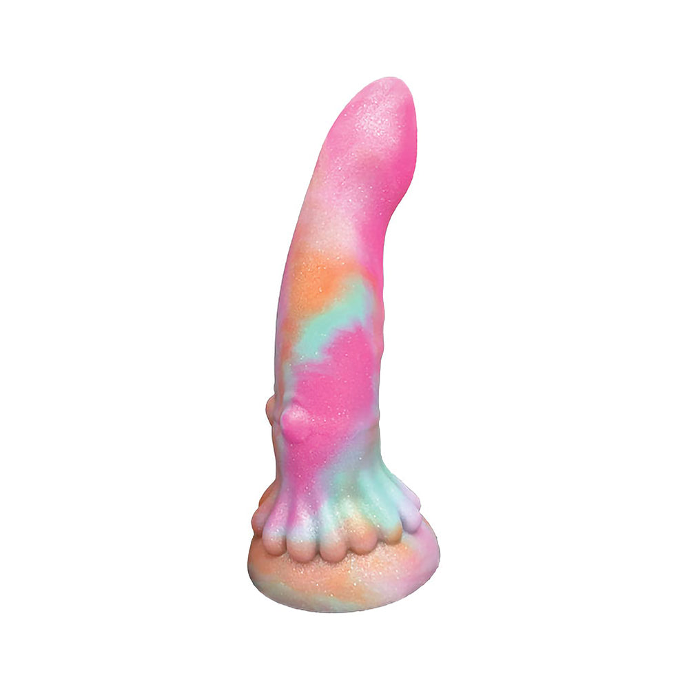 MONSTER ROMANCE SQUID LUST WITH VIBRATING BULLET SILICONE DILDO 6 IN.