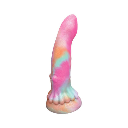 MONSTER ROMANCE SQUID LUST WITH VIBRATING BULLET SILICONE DILDO 6 IN.
