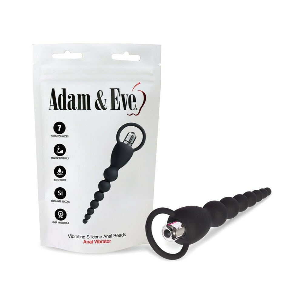 ADAM & EVE - BOLAS ANALES VIBRATORIAS DE SILICONA (EMBALAJE EN BOLSA)