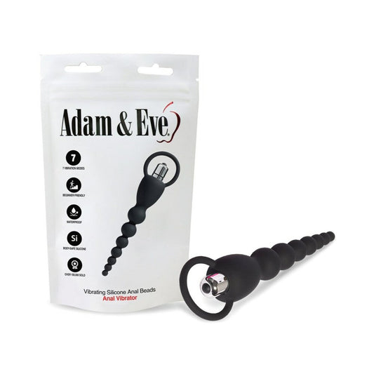 ADAM & EVE - BOLAS ANALES VIBRATORIAS DE SILICONA (EMBALAJE EN BOLSA)