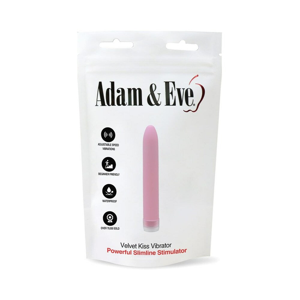 ADAM & EVE VELVET KISS VIBRATOR (BAG PACKAGING)