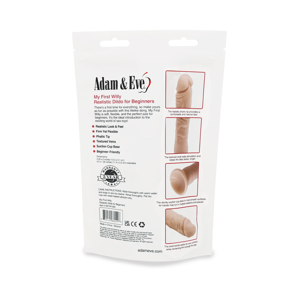 ADAM & EVE - MY FIRST WILLY SILICONE (BAG)