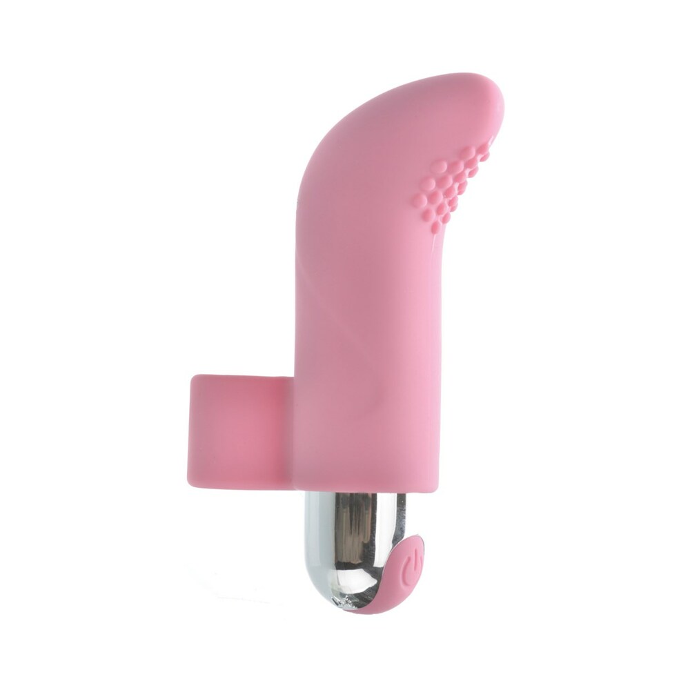 ADAM & EVE SILICONE RECHARGEABLE FINGER VIBE (BAG PACKAGING)