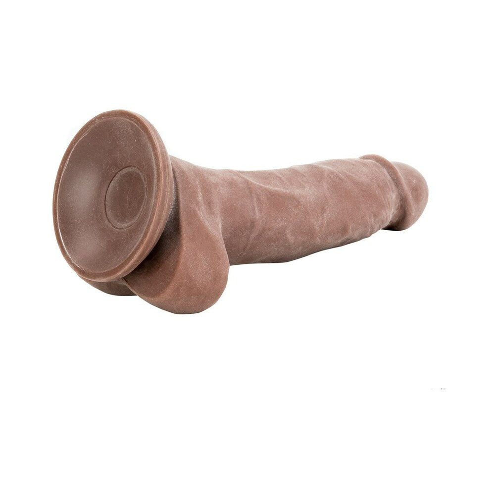 ADAM & EVE - DILDO TRUE FEEL MARRÓN DE 7 PULGADAS DE ADAM