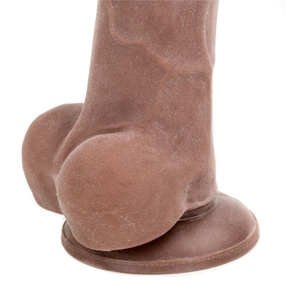 ADAM & EVE - DILDO TRUE FEEL MARRÓN DE 7 PULGADAS DE ADAM