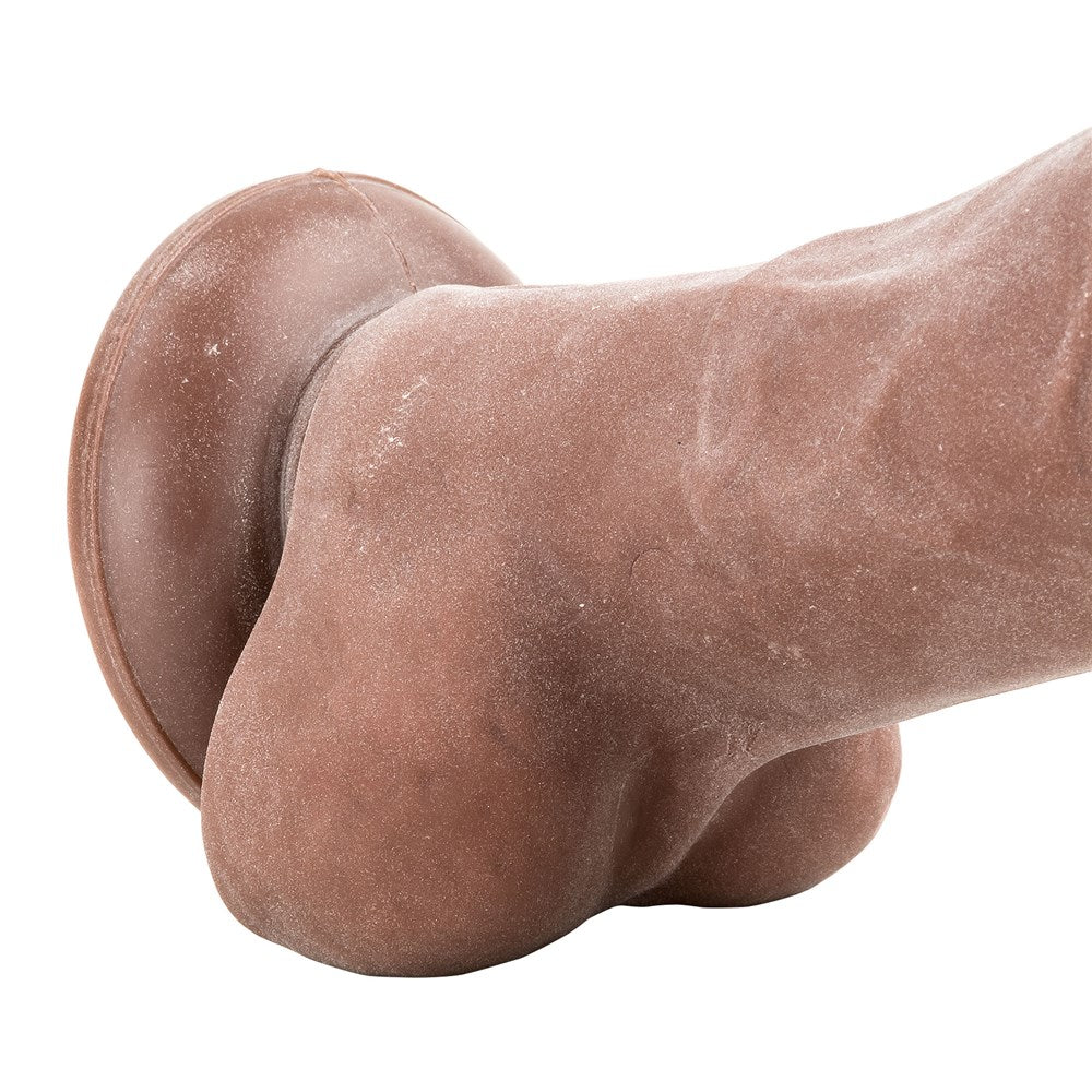 ADAM & EVE - DILDO TRUE FEEL MARRÓN DE 7 PULGADAS DE ADAM