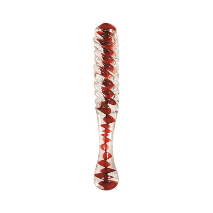 ADAM & EVE EVE''S SWEETHEART SWIRL GLASS DILDO