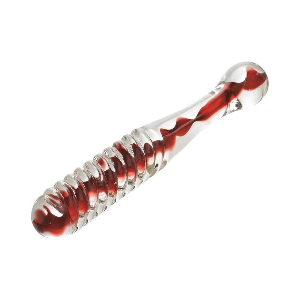 ADAM & EVE EVE''S SWEETHEART SWIRL GLASS DILDO