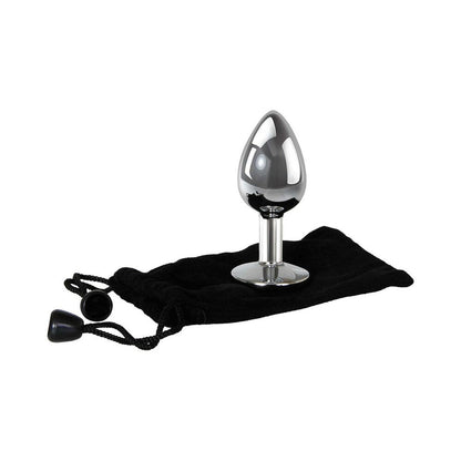 ADAM & EVE - CLEAR GEM ANAL PLUG SMALL