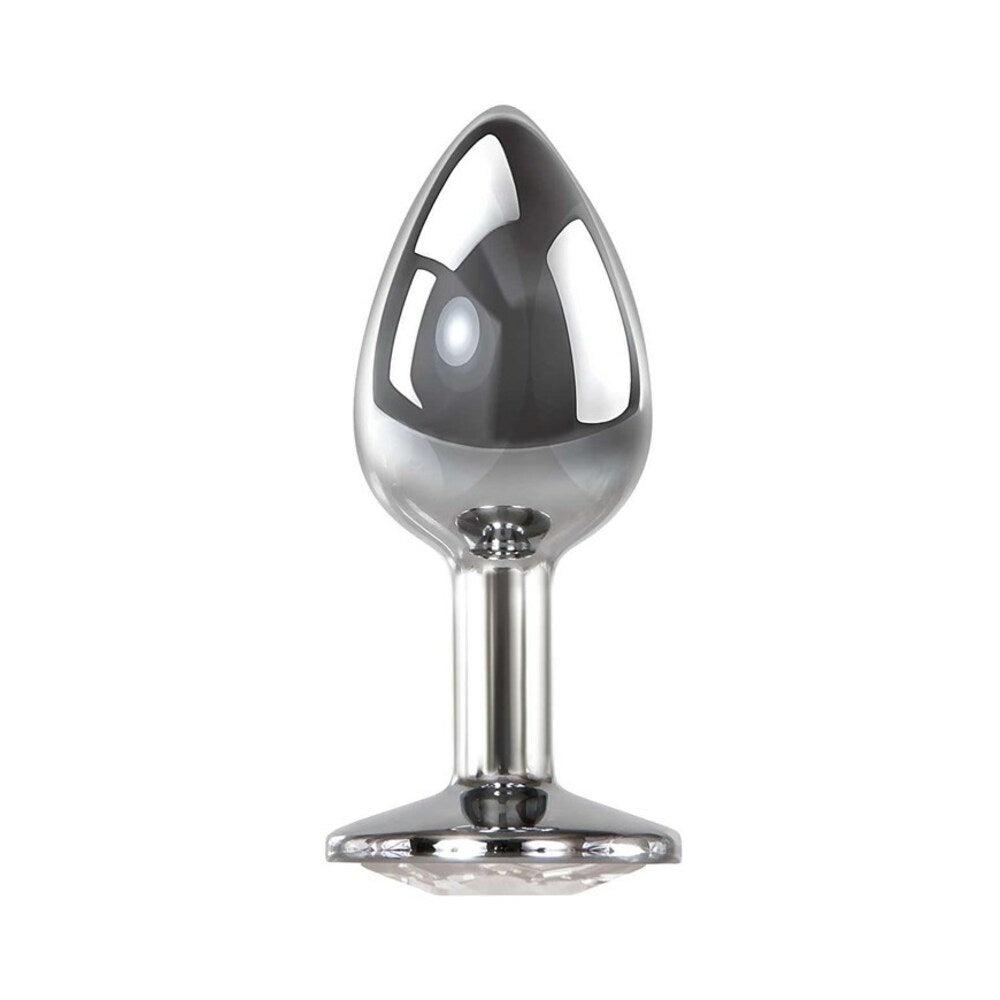 ADAM & EVE - CLEAR GEM ANAL PLUG MEDIUM