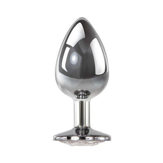 ADAM & EVE - CLEAR GEM ANAL PLUG LARGE